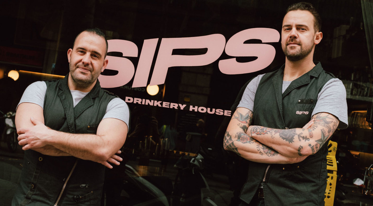 These are the creative masterminds behind Sips, Marc Álvarez and Simone Caporale.